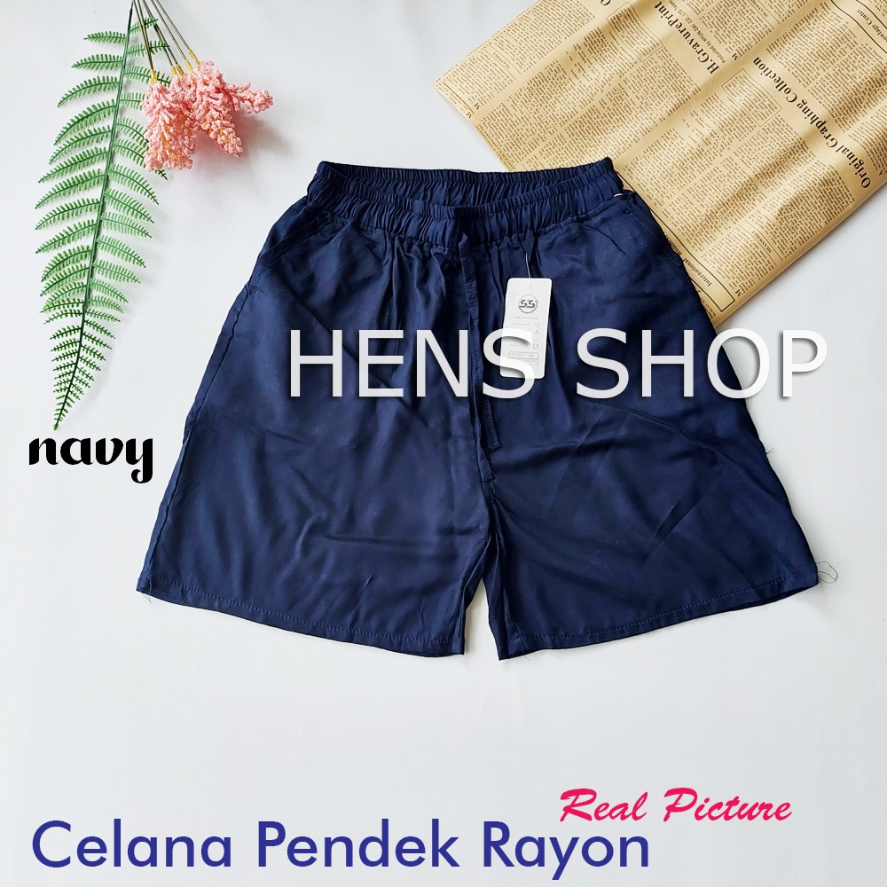 CELANA PENDEK WANITA Hotpants JUMBO RAYON PREMIUM