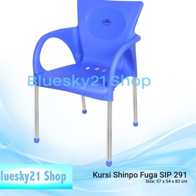 ✷ KURSI PLASTIK / KURSI SANTAI / KURSI TERAS STAINLESS FUGA 291 SHINPO ♢