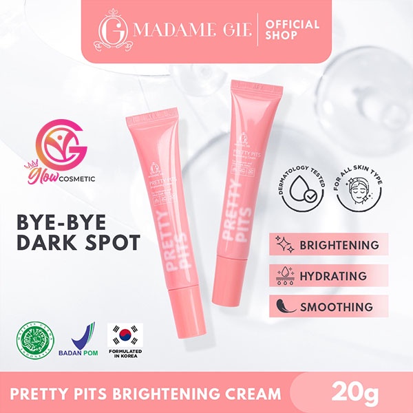 MADAME GIE PRETTY PITS BRIGHTENING CREAM 20G