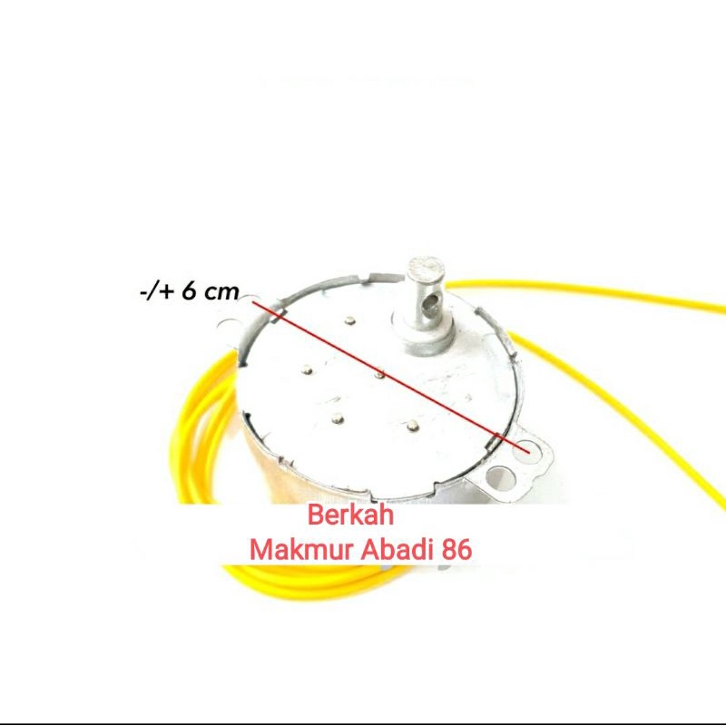 COD SYNCHRONOUS MOTOR 5 R.P.M 4W CW/CCW - ROTARY KIPAS / MESIN TETAS / PAKAN HEWAN