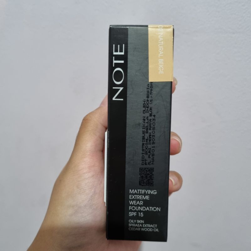 [preloved] NOTE COSMETICS Mattifying Extreme Wear Foundation