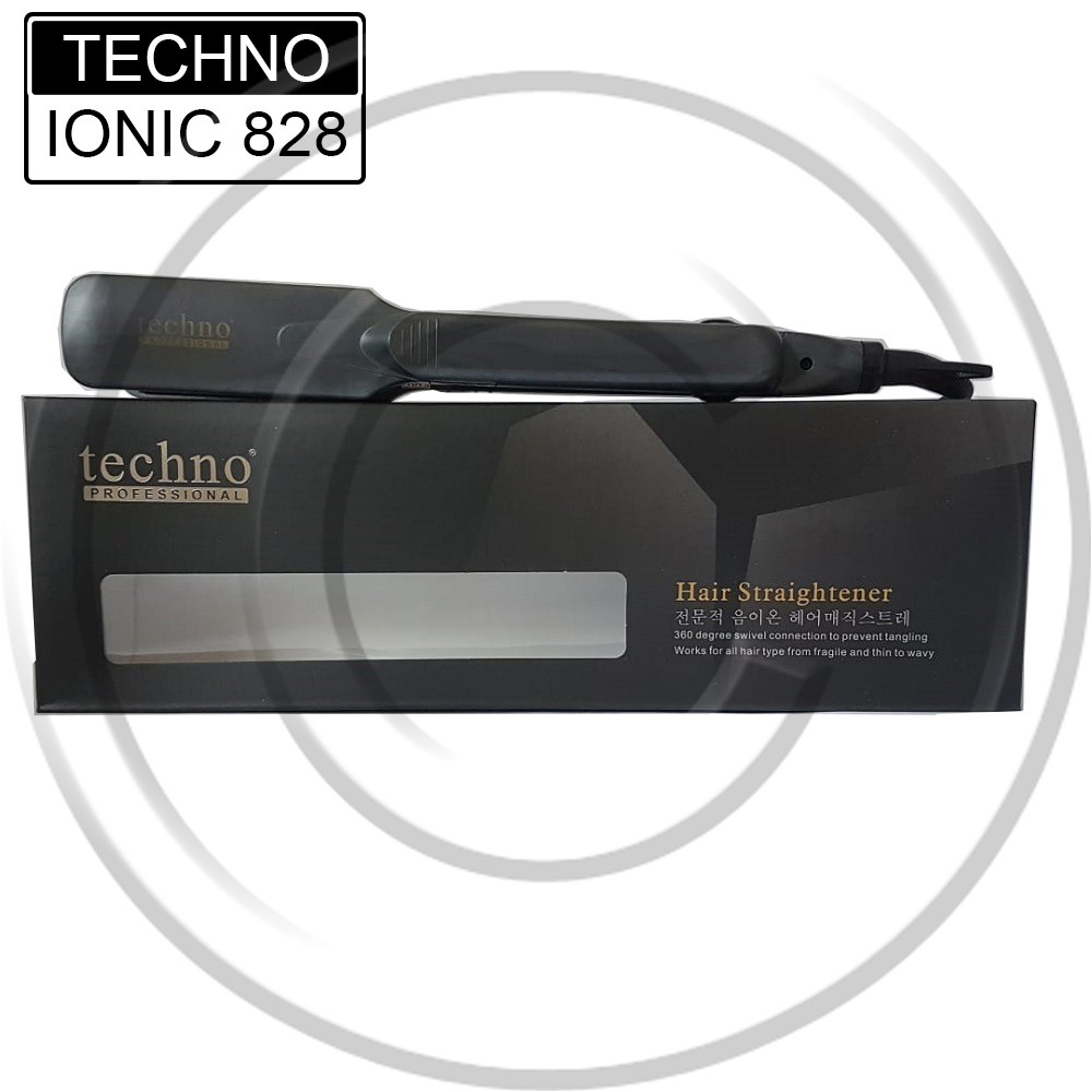 TECHNO / Techno-828/3228 / Catokan Rambut 2in1 Plat Lebar Lurus