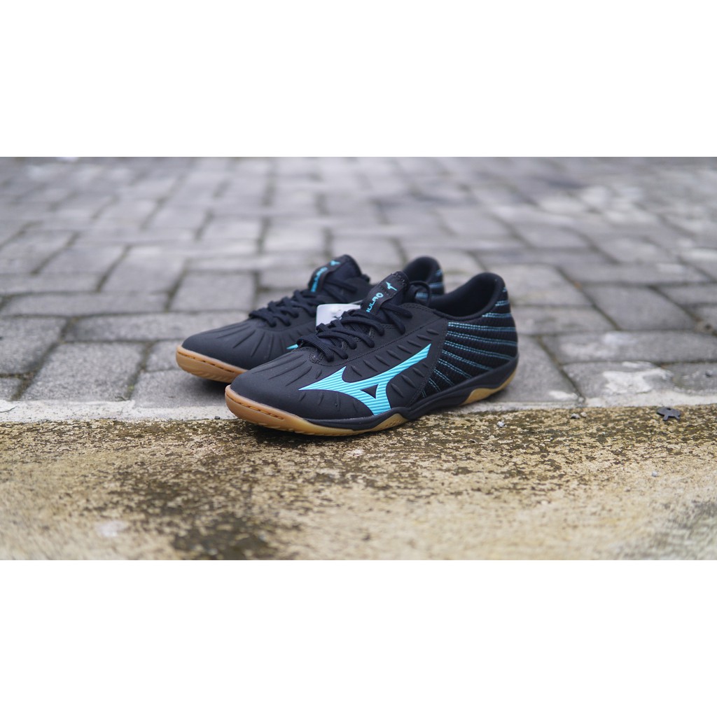 Sepatu Futsal Mizuno Rebula Sala Pro IN - Black  Original
