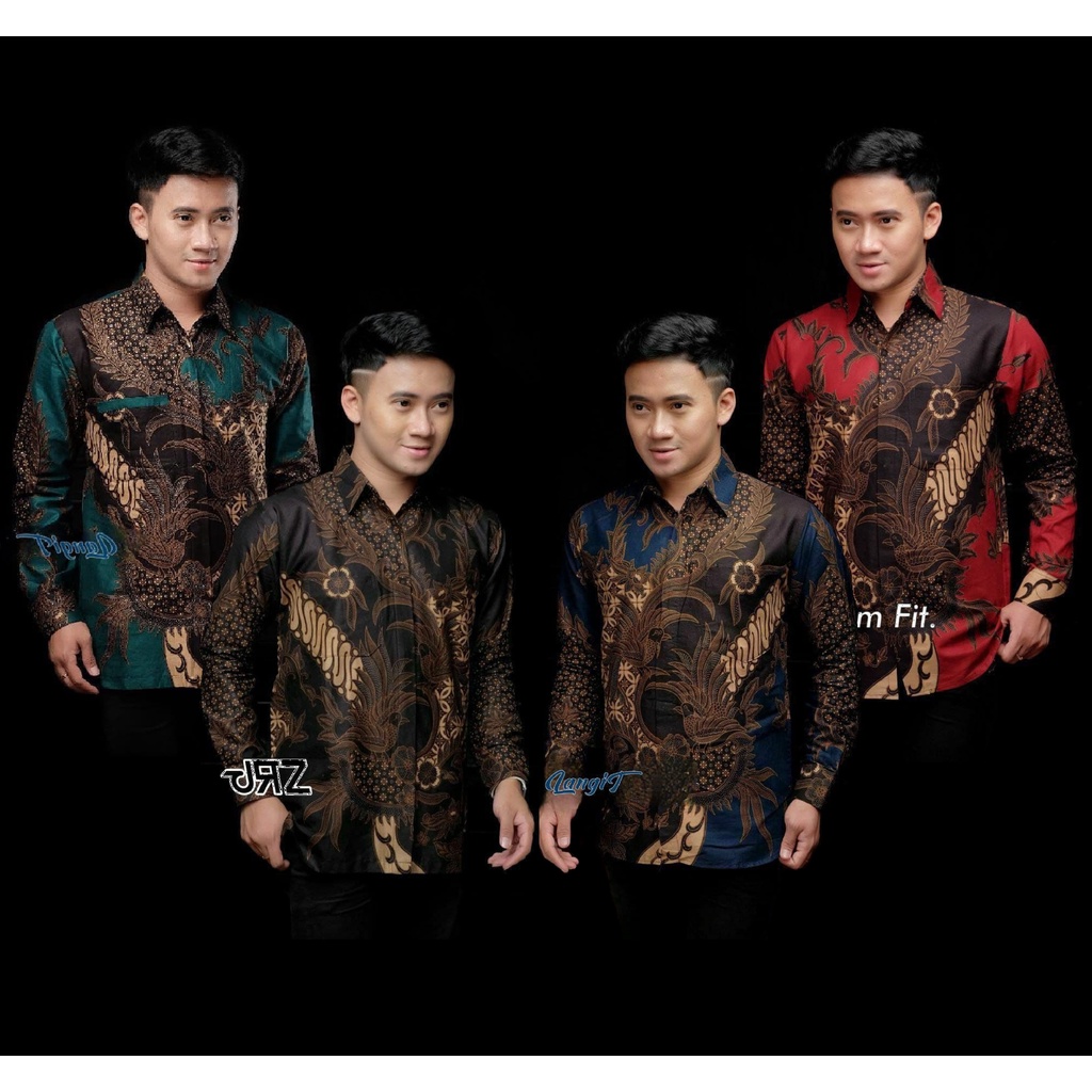 TERBARU Kemeja Batik Pria Lengan Panjang MAHESA Hem Baju Batik Pria Lengan Panjang M L XL XXL 3XL 4XL 5XL 6XL 7XL 8 XL 9XL 10XL