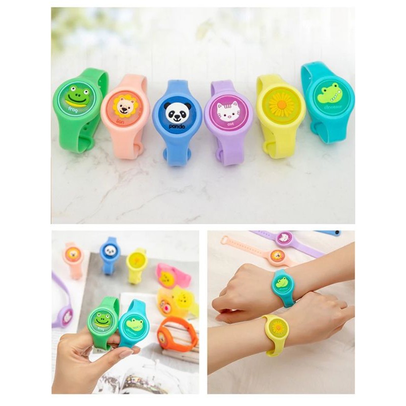 Gelang Anti Nyamuk LED Anak Bayi Gelang Anti Nyamuk Karakter Penangkal Nyamuk