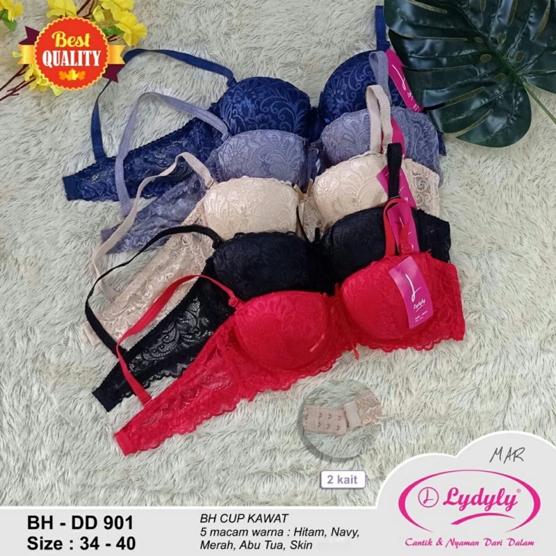 LYDYLY | BH BRA Push up Busa sedang Pakai KAWAT CUP A SETARA B BAHAN BABY SKIN LEMBUT