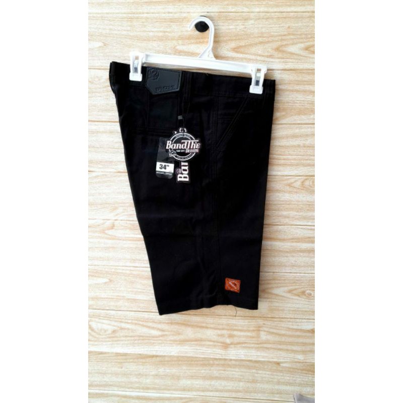 Chino Pendek Celana Cowok Hitam abu coklat krem size 27 sampai jumbo 44  big Size