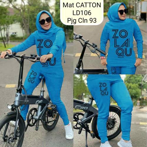 Baju Setelan Wanita Celana Panjang Cotton Zolaqu