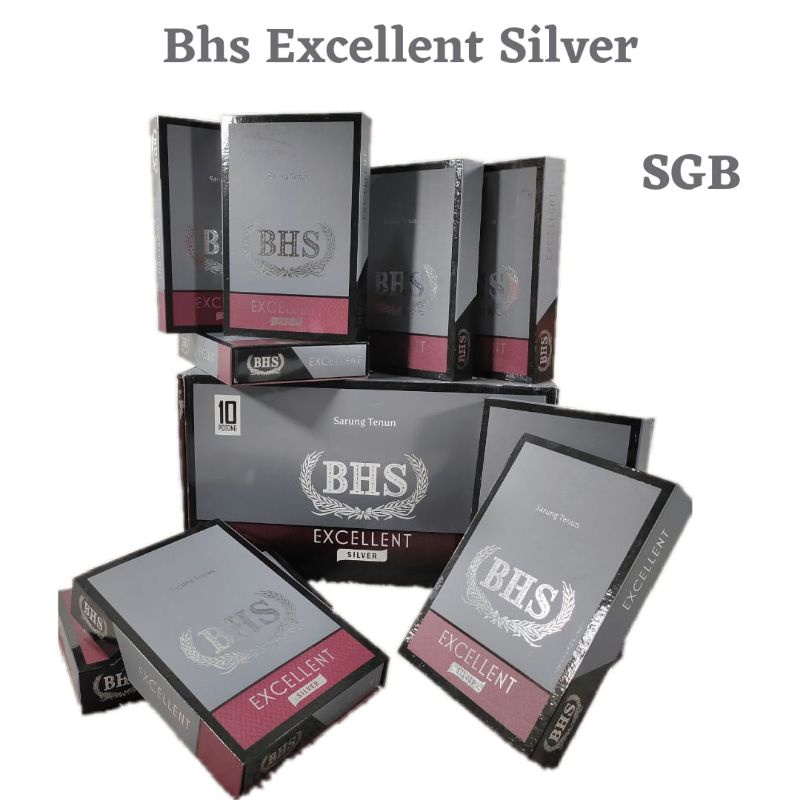 Sarung BHS Excellent Silver SGB Songket Ecer Grosir SN