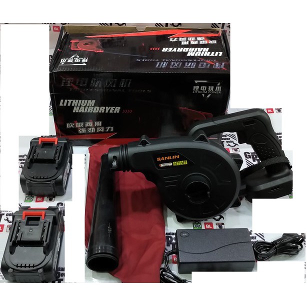 Mesin Blower Baterai Cordless Blower 2 Baterai