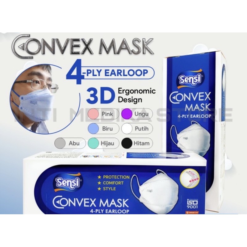 SENSI - Convex Mask 4Ply