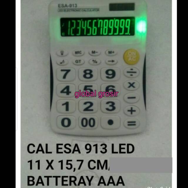 

KALKULATOR ESA 913 LED 12 DIGIT