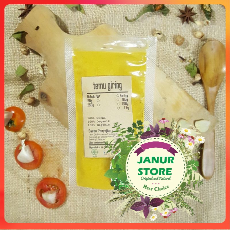 

GRADE A - TEMU GIRING BUBUK 500 GRAM - Curcuma Heyneana - MURNI