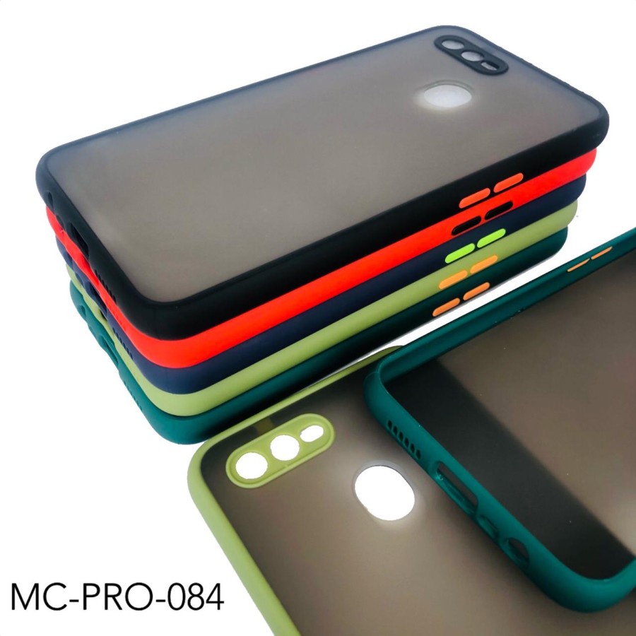Oppo F1S F5 F7 F9 F11 Pro Neo 9 7 A37 A71 A1K Case Bumper Candy Matte Hybrid Casing Hard Aero-5