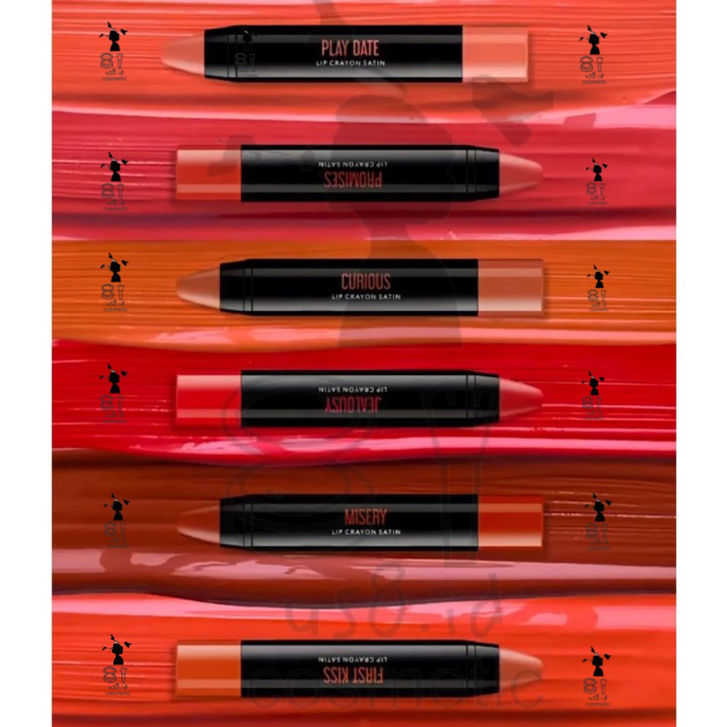 IMPLORA Lip Crayon Satin | Lipstick | Lip Cream | Lipcream | Lipcrayon BPOM