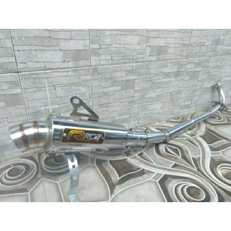 Knalpot Racing Rcb PNP Supra X 125 supra lama fit x 110 Revo fit absolute jupiter vega smash karisma
