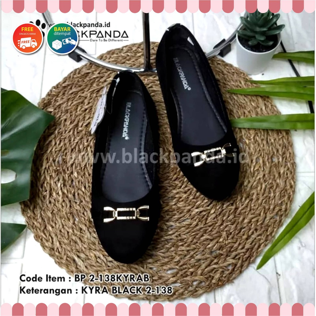 Blackpanda Flat Shoes / Sepatu Black Panda / Sepatu Wanita / Flatshoes Wanita / Black Panda Kyra