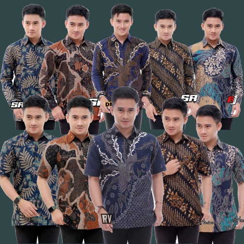 KEMEJA BATIK PRIA LENGAN PANJANG M L XL XXL ATASAN BATIK KEMEJA GIRISENO PRIA