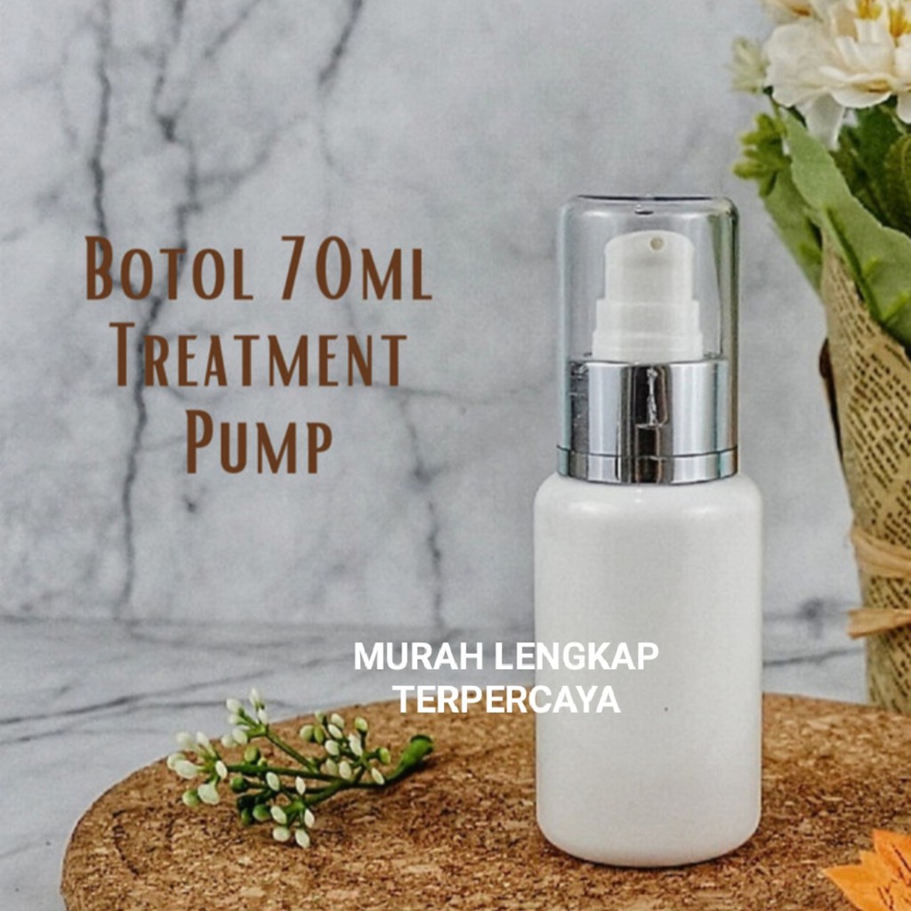 BOTOL PUMP TREATMENT 70ML/ BOTOL TUBULAR 70ML TUTUP PUMP TREATMENT