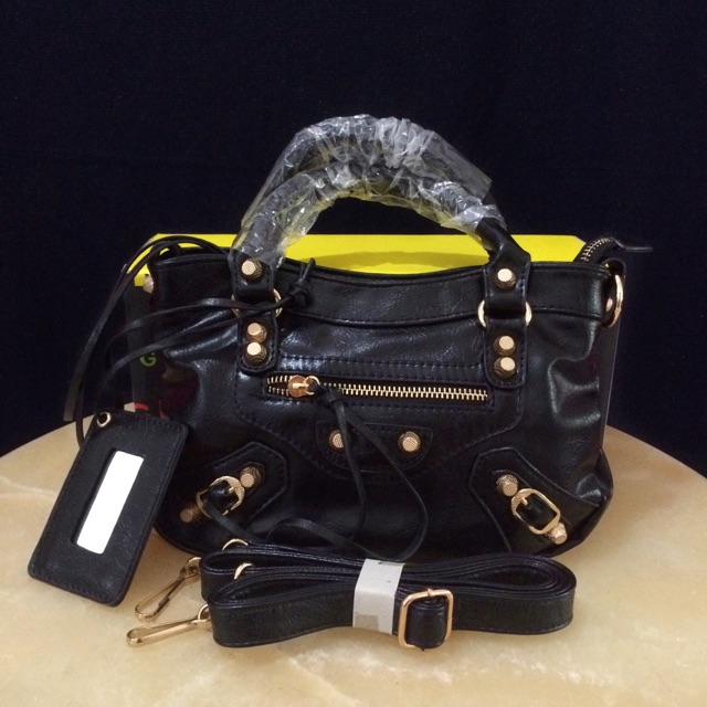Tas Balenciaga City Mini Hitam