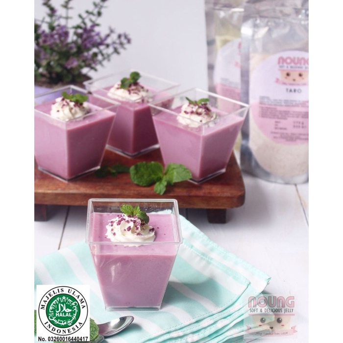 

agar-agar-puding-bahan- bubuk puding noung jelly rasa taro 170 g -bahan-kue.