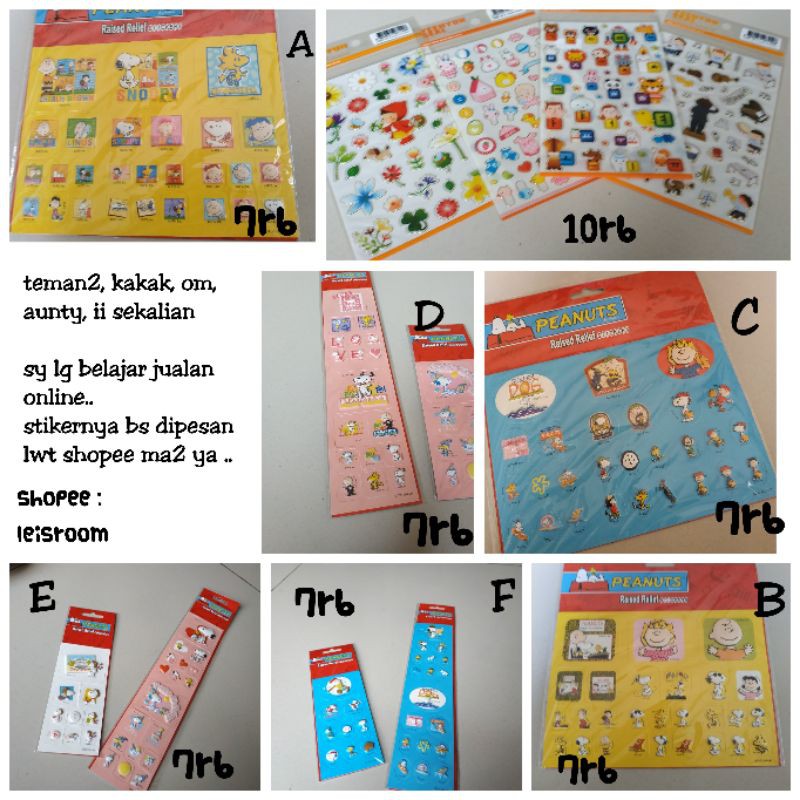 

belajar jualan stiker