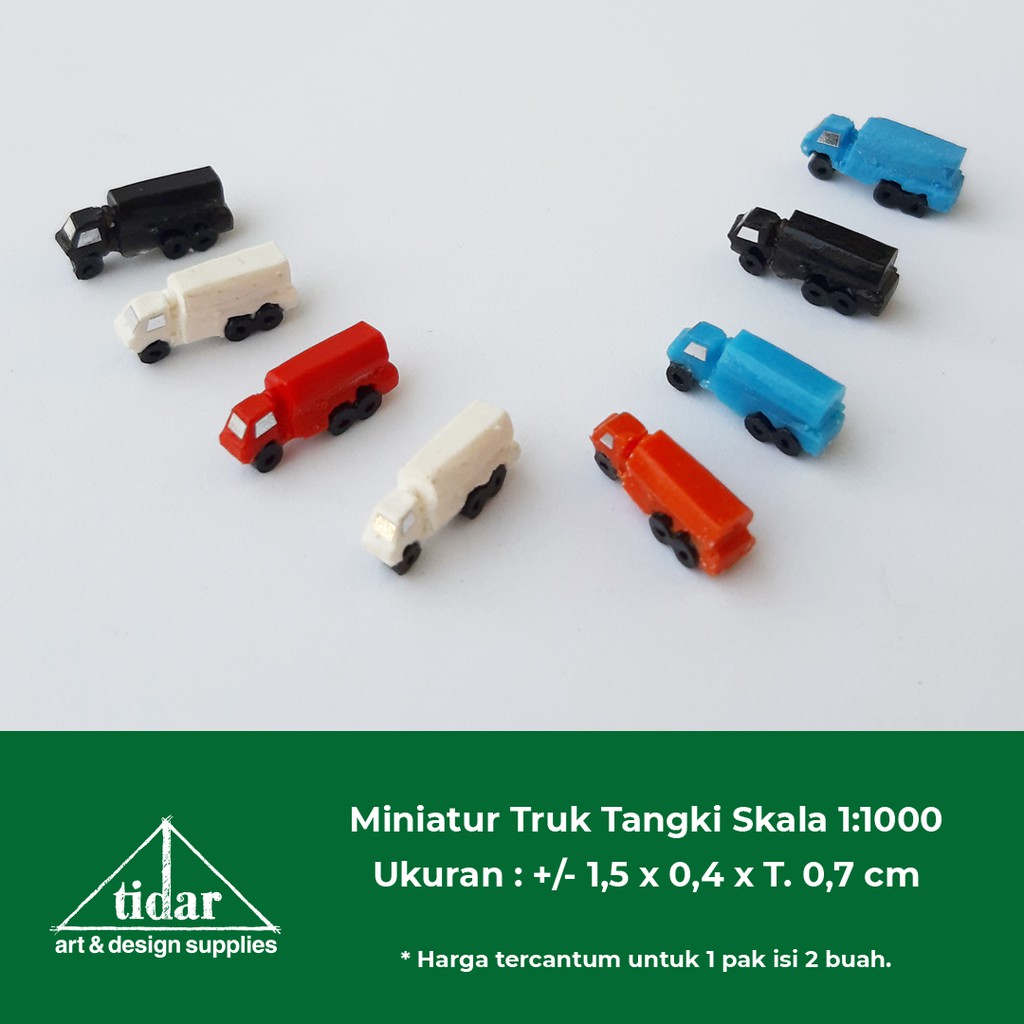 

[MR] MH - Miniatur Mobil / Maket Truck/ Truk Tangki Skala 1:1000