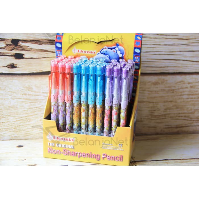 Pensil Bensia Original | Pensil Susun Bergambar [1 Box = 50 PCS]