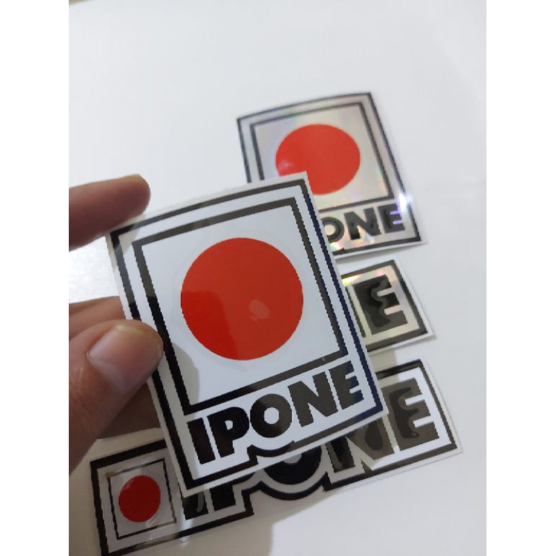 STICKER IPONE CUTTING