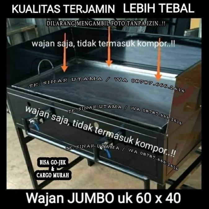 Wajan Roti John Bakar kebab Sosis Martabak Telur Selimut Kompor Pan