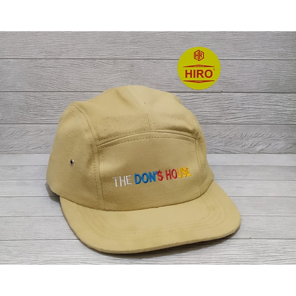 [COD]Topi Distro Pria/Topi Snapback Bordir THE DON'S HOUSE Hip-Hop New Model/Topi Lima Panel