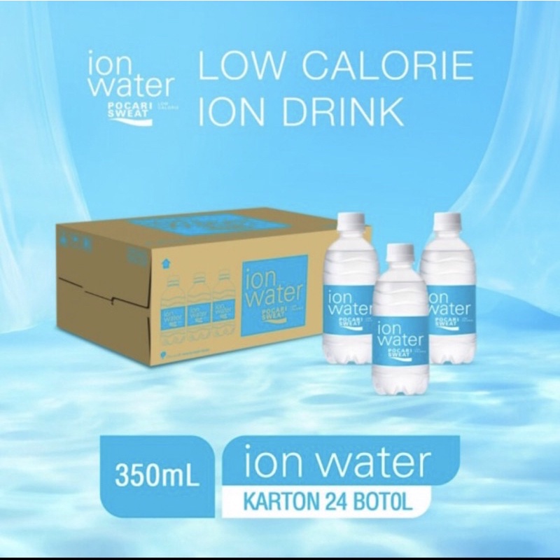 

Pocari ion water 350ml 1 dus 24 botol