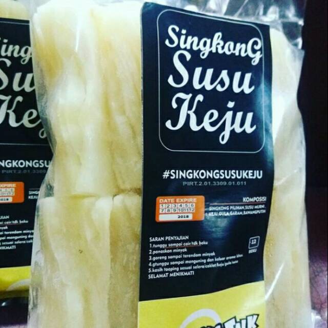 

Singkong meledag / singkong susu keju