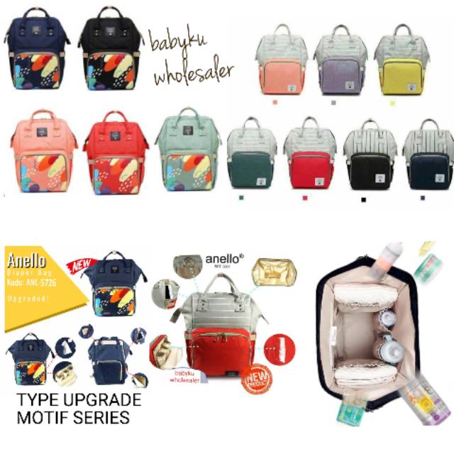 Tas diaper bag motif series  / tas perlengkapan bayi