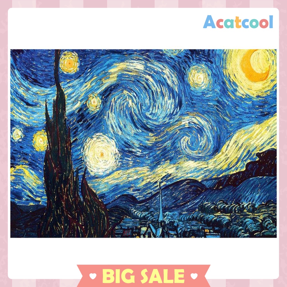 Starry Night 5D Full Drill Diamond Painting Embroidery DIY Cross Stitch