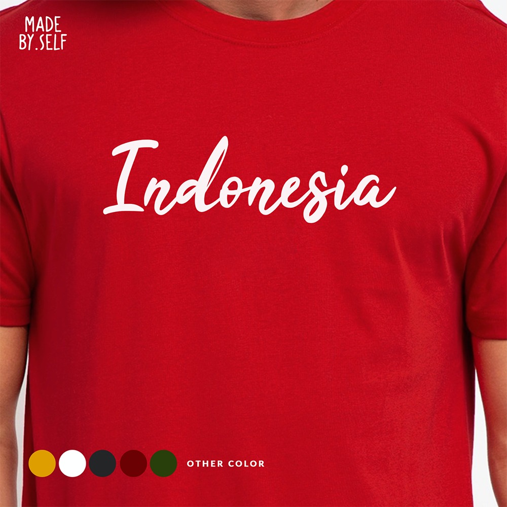 Kaos Coolsoft - Indonesia 100% Ring-spun Cotton Combed Reaktif 30s Unisex Pria Wanita