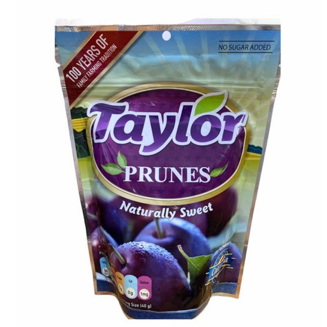 Taylor Natural Dried Prune 250g