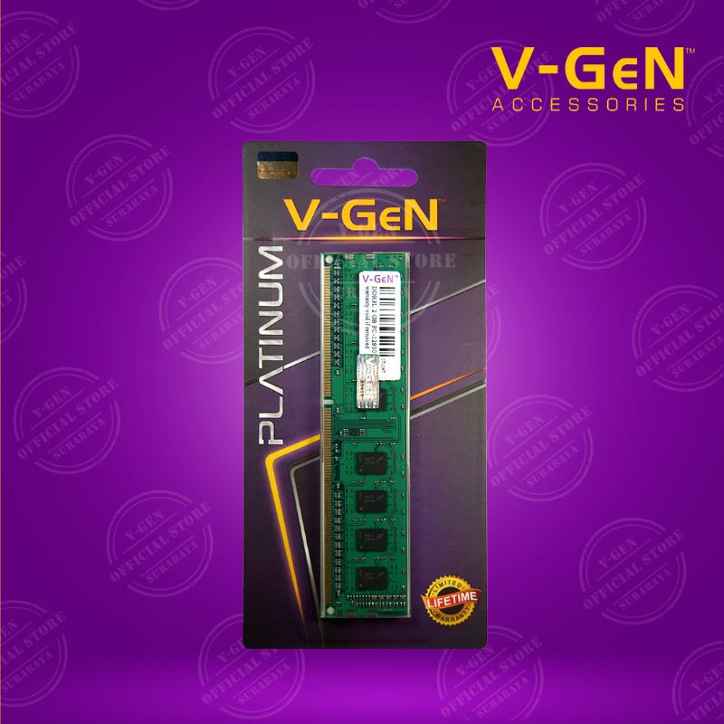 DDR3 Longdimm 2G 12800/1600 Mhz Platinum V-GeN