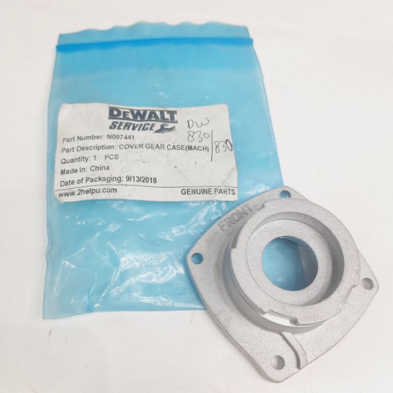 Gear Case Cover Mesin Gerinda DEWALT DW 830 ( N097441 )