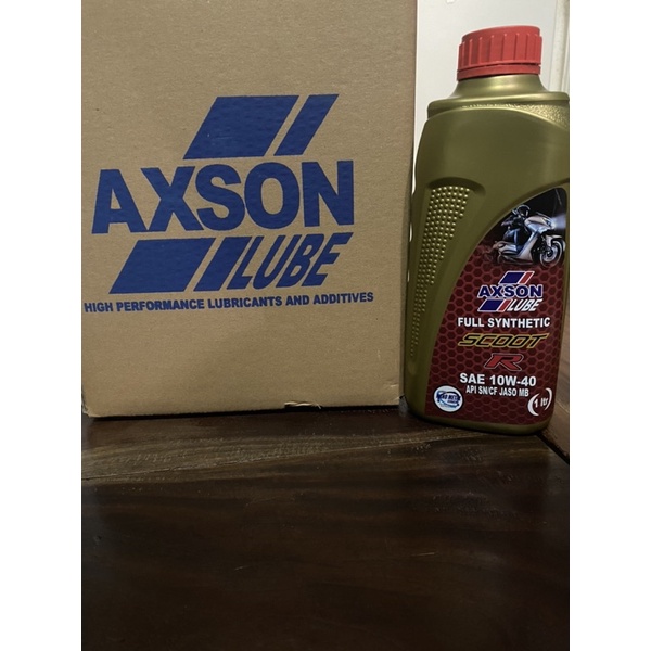 AXSON LUBE FULL SYNTHETIC SCOOT SAE 10W40 1 Ltr