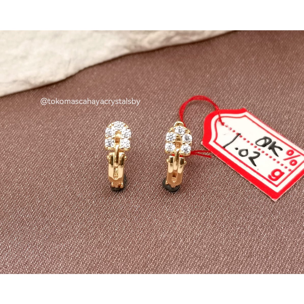 Anting Bianca Emas kadar 8k 37.5% 375