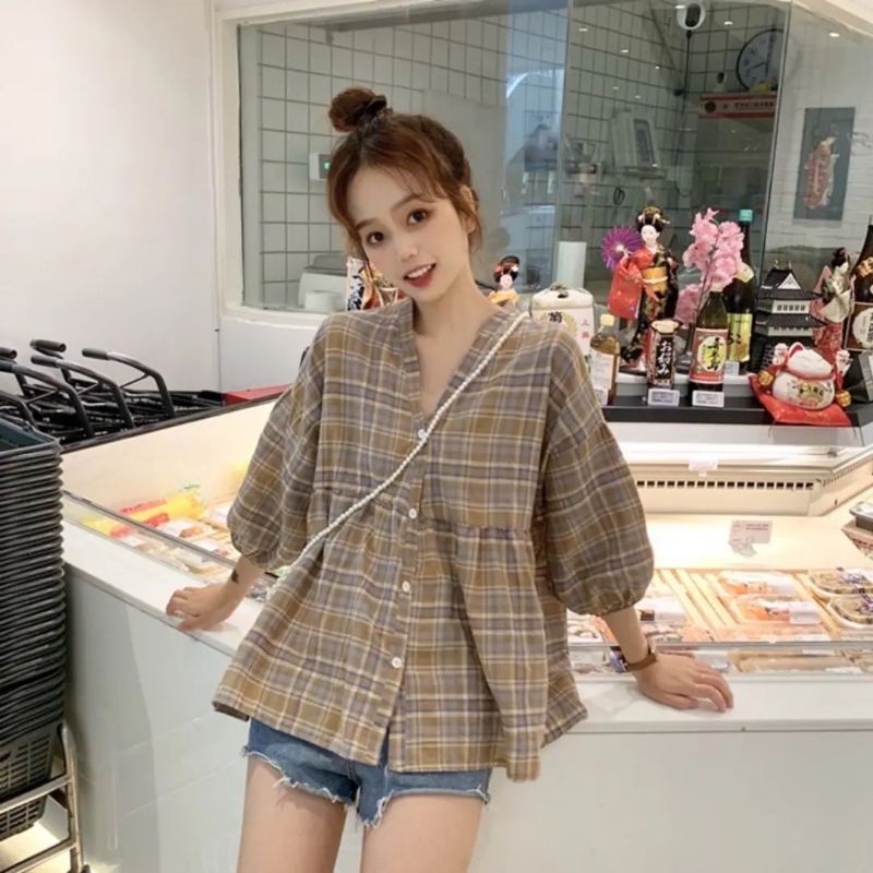 BLOUSE IMPORT ATASAN WANITA ATASAN IMPORT LIVIA BLOUSE