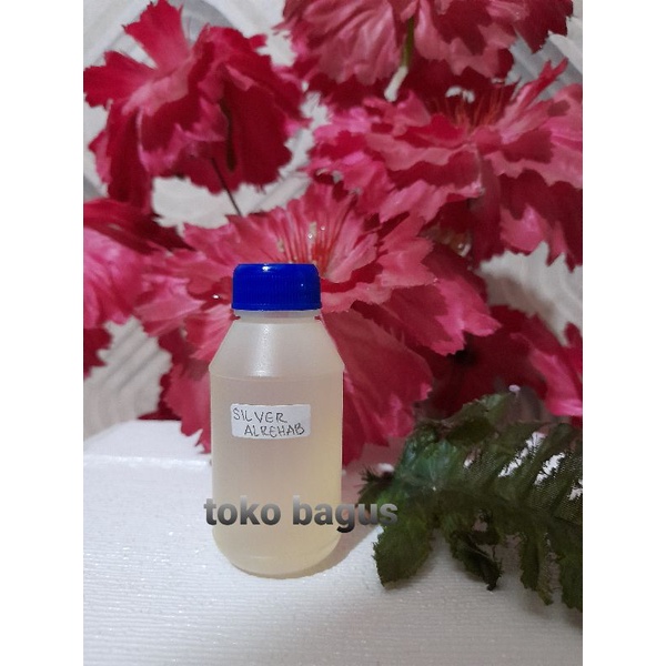 bibit minyak wangi murni 50 ml silver original