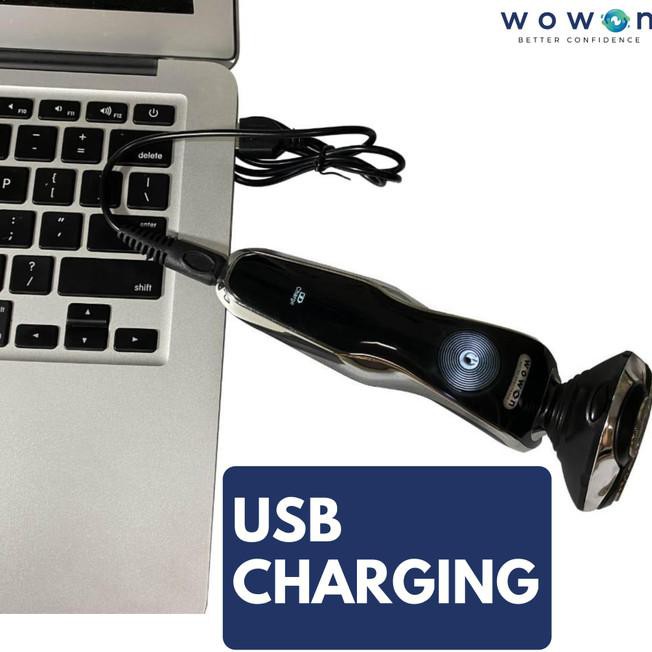 Wowon 4in1 Pro Series Electric Shaver (Alat Cukur jenggot dan kumis)