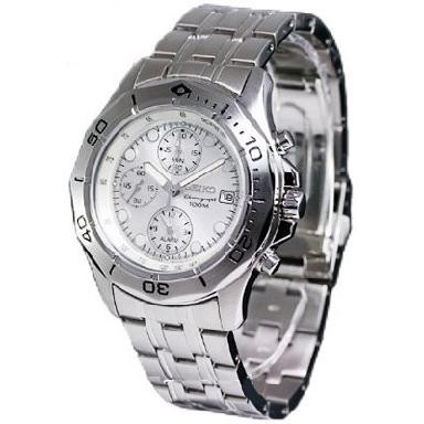 Seiko Quartz SNA787P1 Chronograph Silver Dial | Jam Pria SNA787