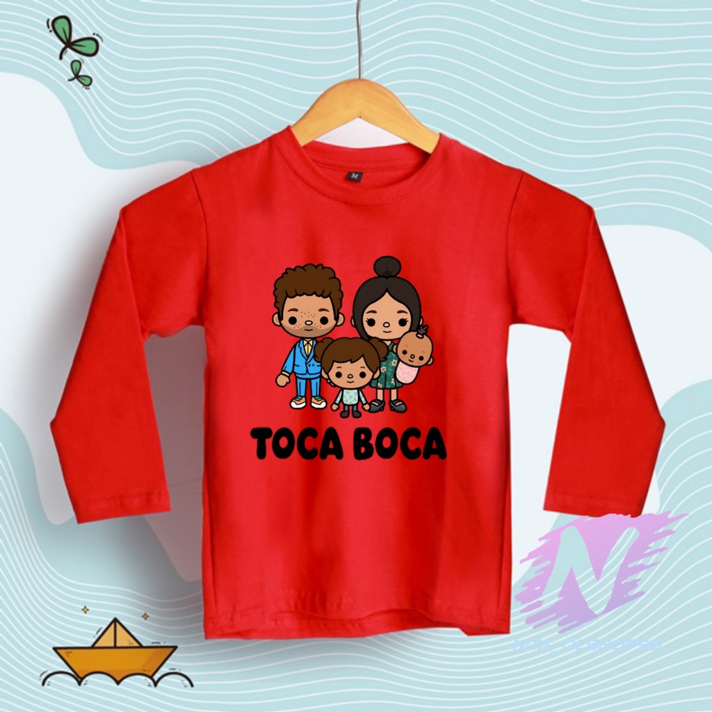 KAOS TOCA BOCA BAJU ANAK LENGAN PANJANG