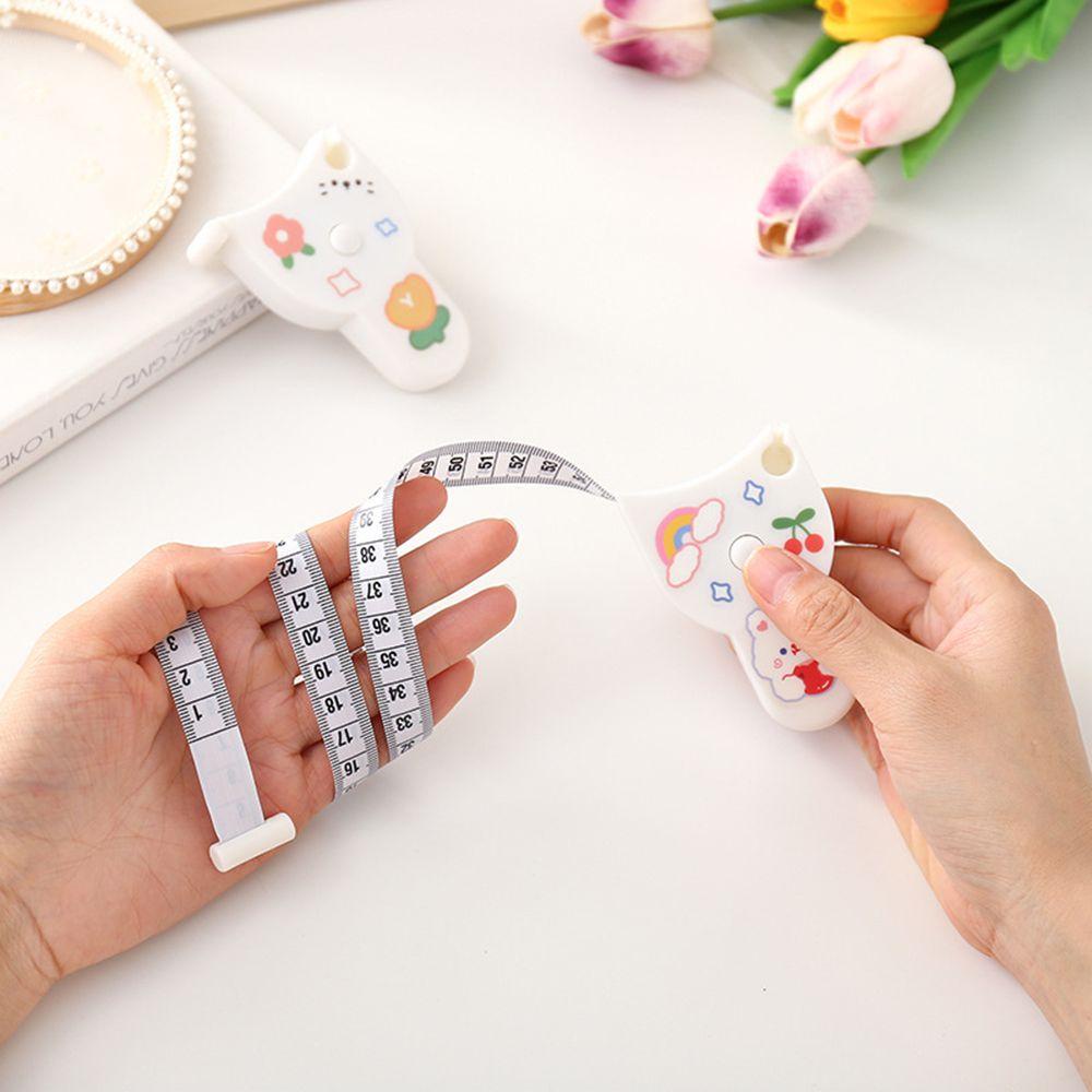 POPULAR Populer Tape Pengukur Badan Dressmaking Portable Mini Rumah Tangga Teleskopik Otomatis