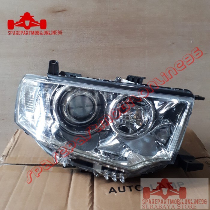 Head Lamp Lampu Depan Mitsubishi Pajero Sport 2008 2010 2012 DEPO