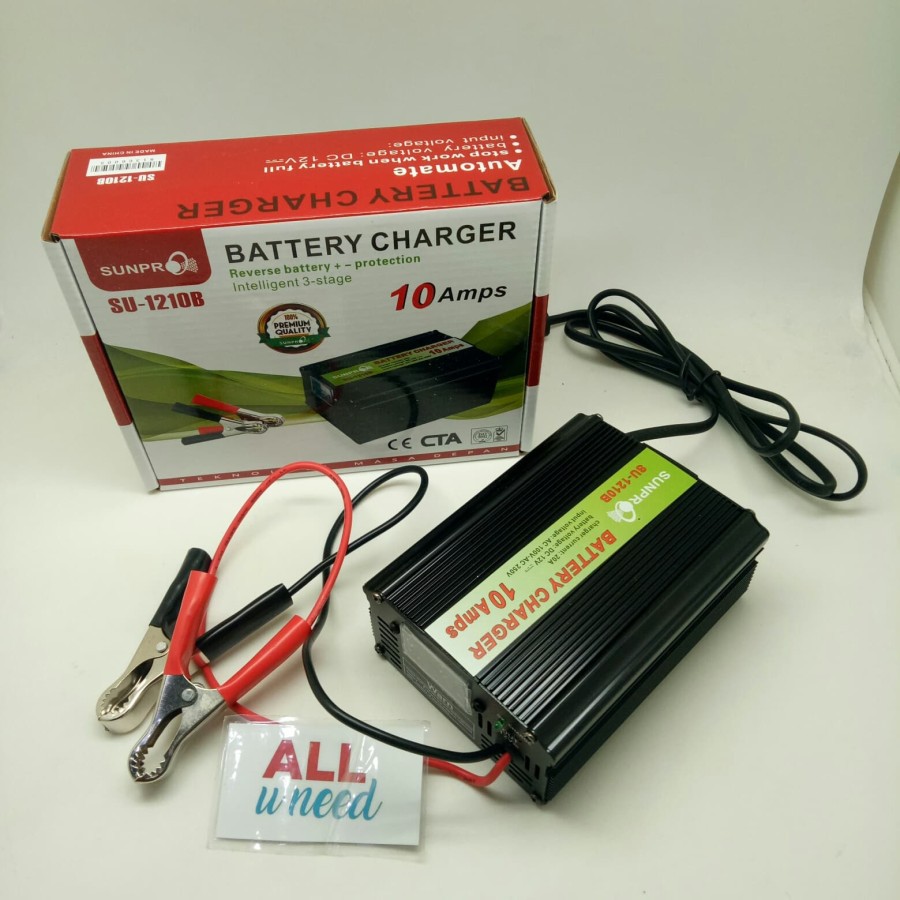 Battery Charger Sunpro SU-1210B / Cas Aki SU 1210B Casan Aki Sunpro