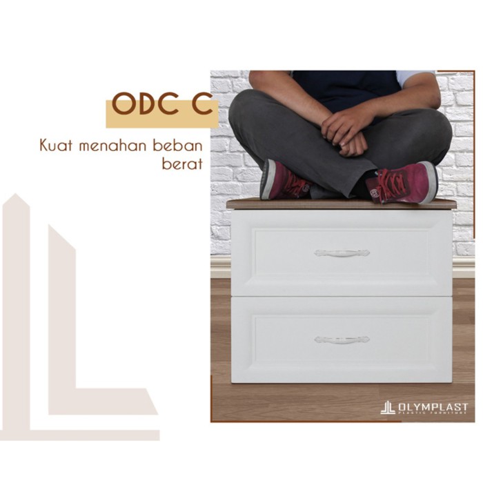 Promo Olymplast Classic Drawer Cabinet Laci 4 Susun ODC 04 B